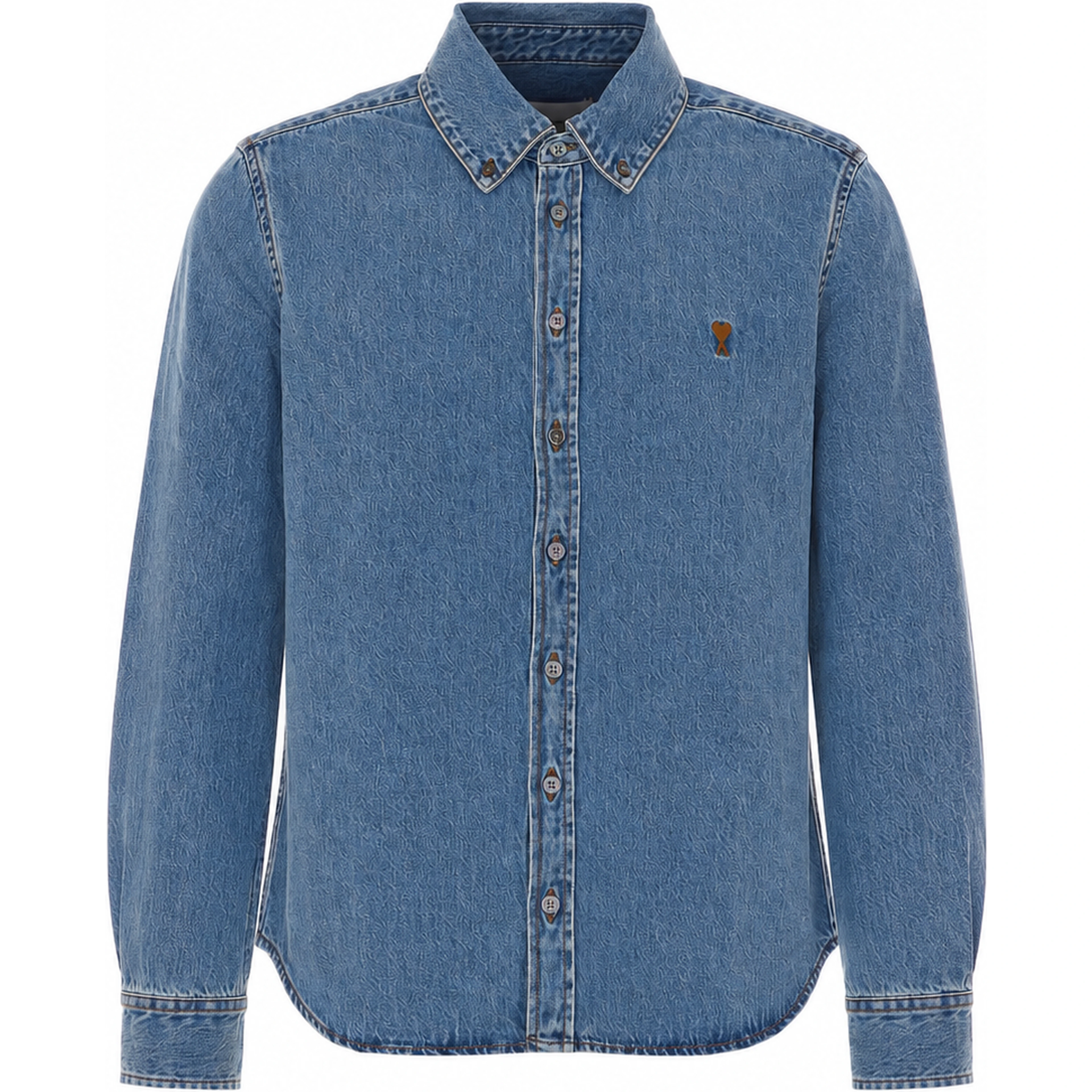 Ami Alexandre Matiussi Shirts Blue