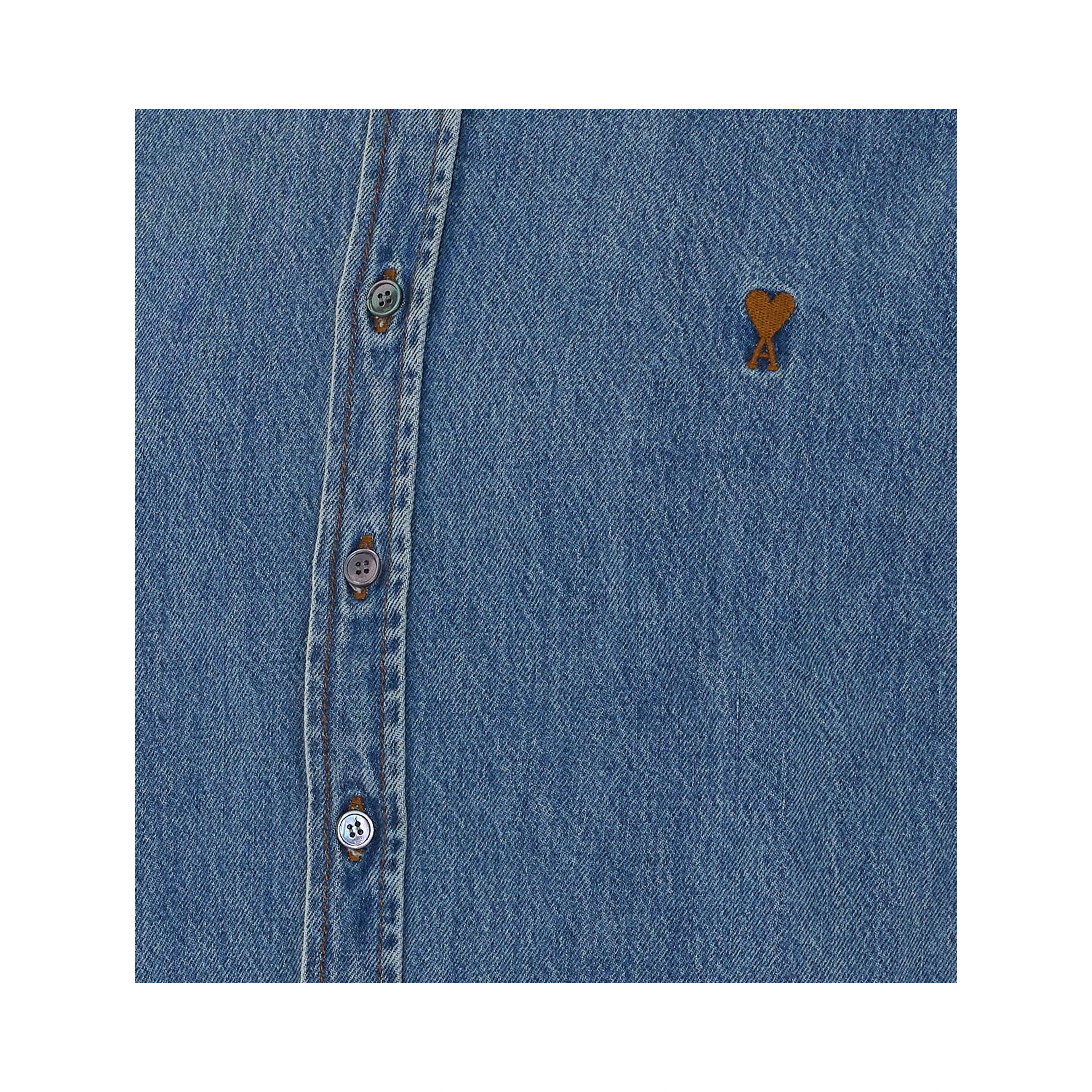 Ami Alexandre Matiussi Shirts Blue