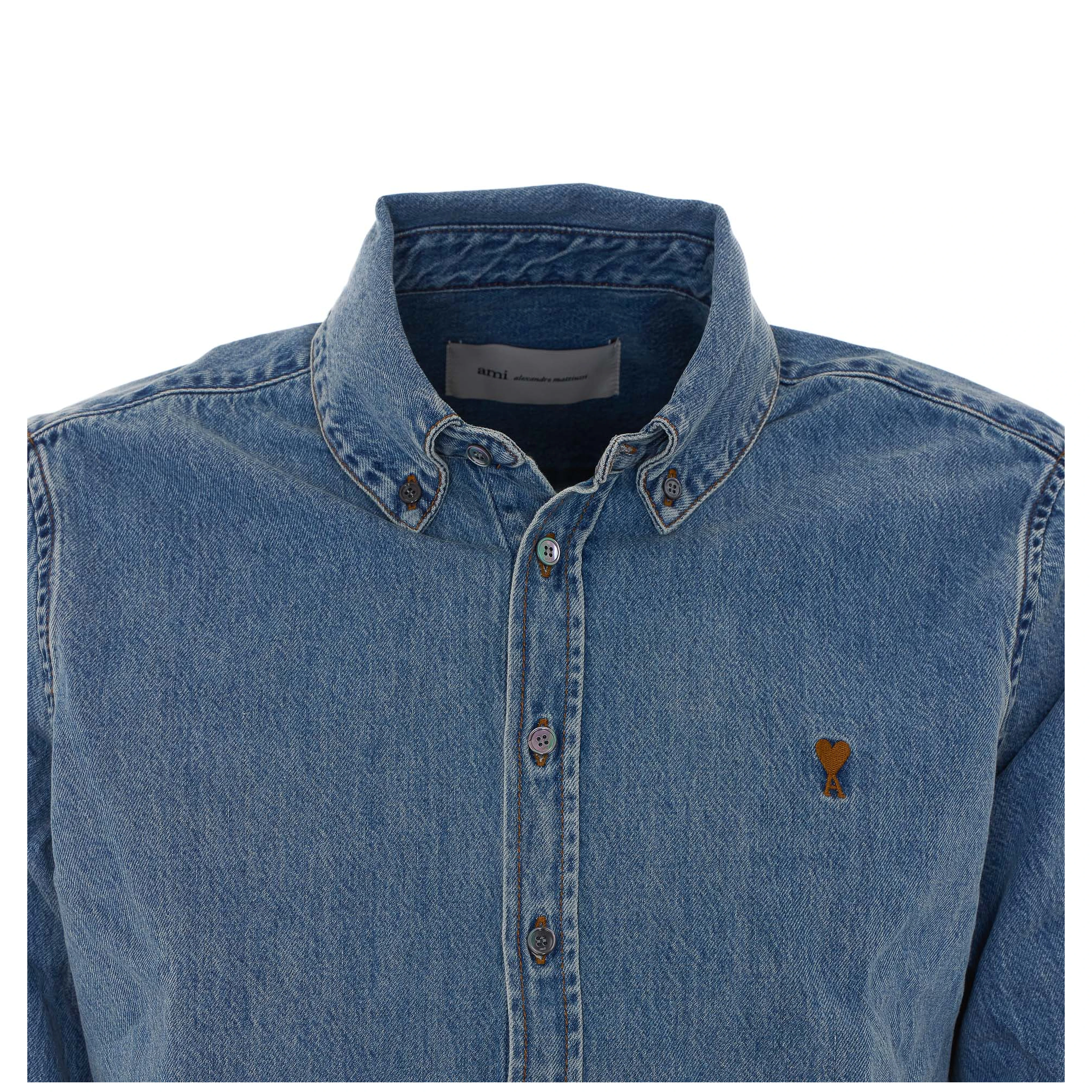 Ami Alexandre Matiussi Shirts Blue