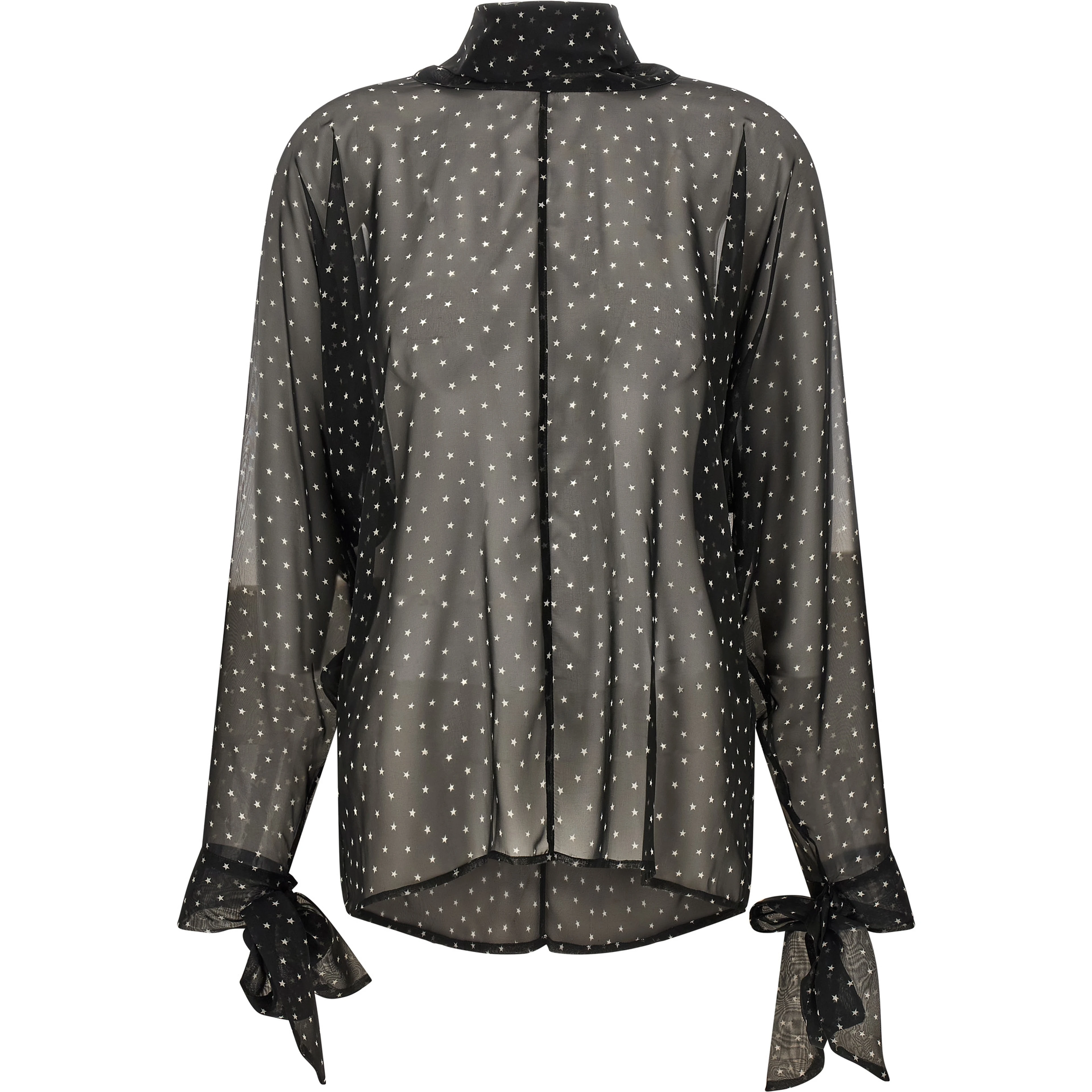 Black Polyester Blouse
