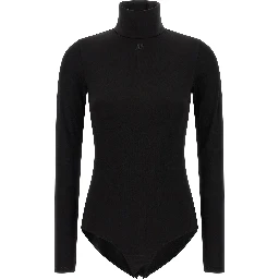 Black Viscose Bodysuit