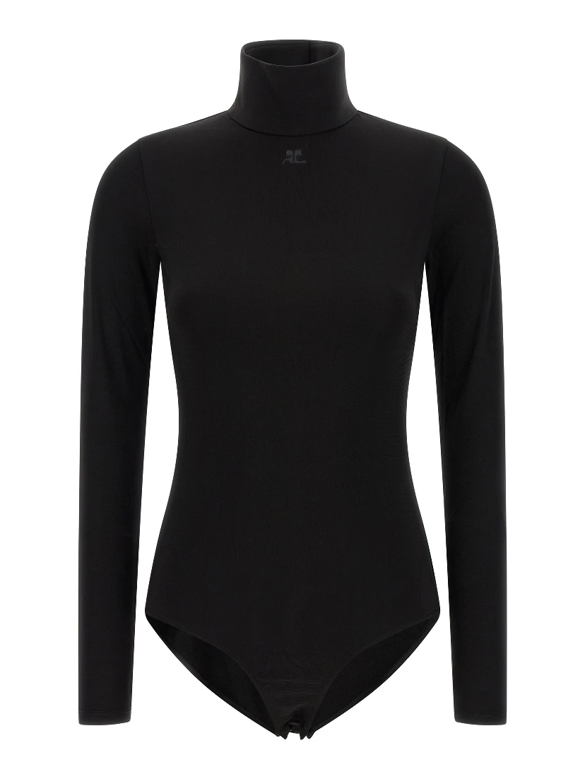 Black Viscose Bodysuit