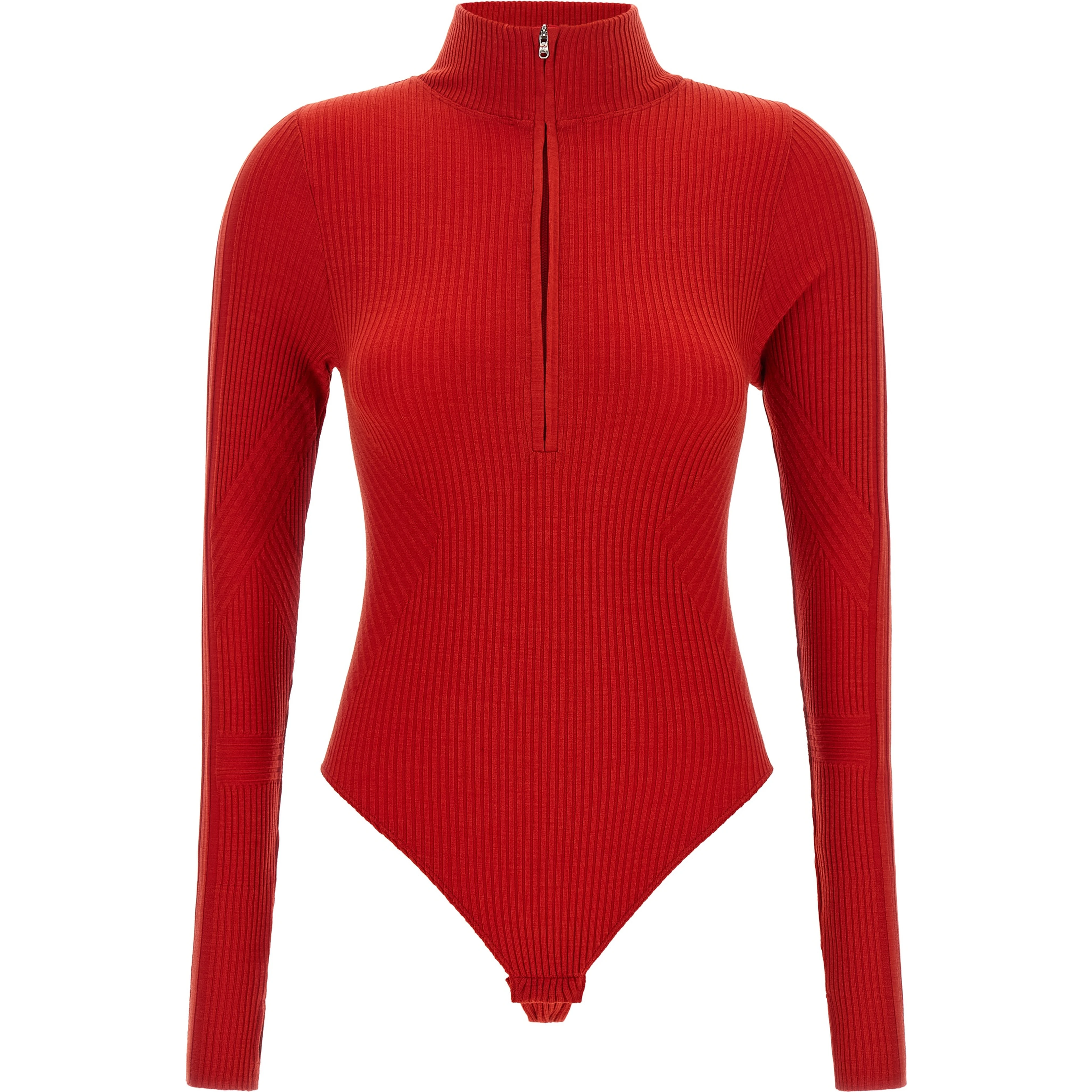 Red Wool Bodysuit
