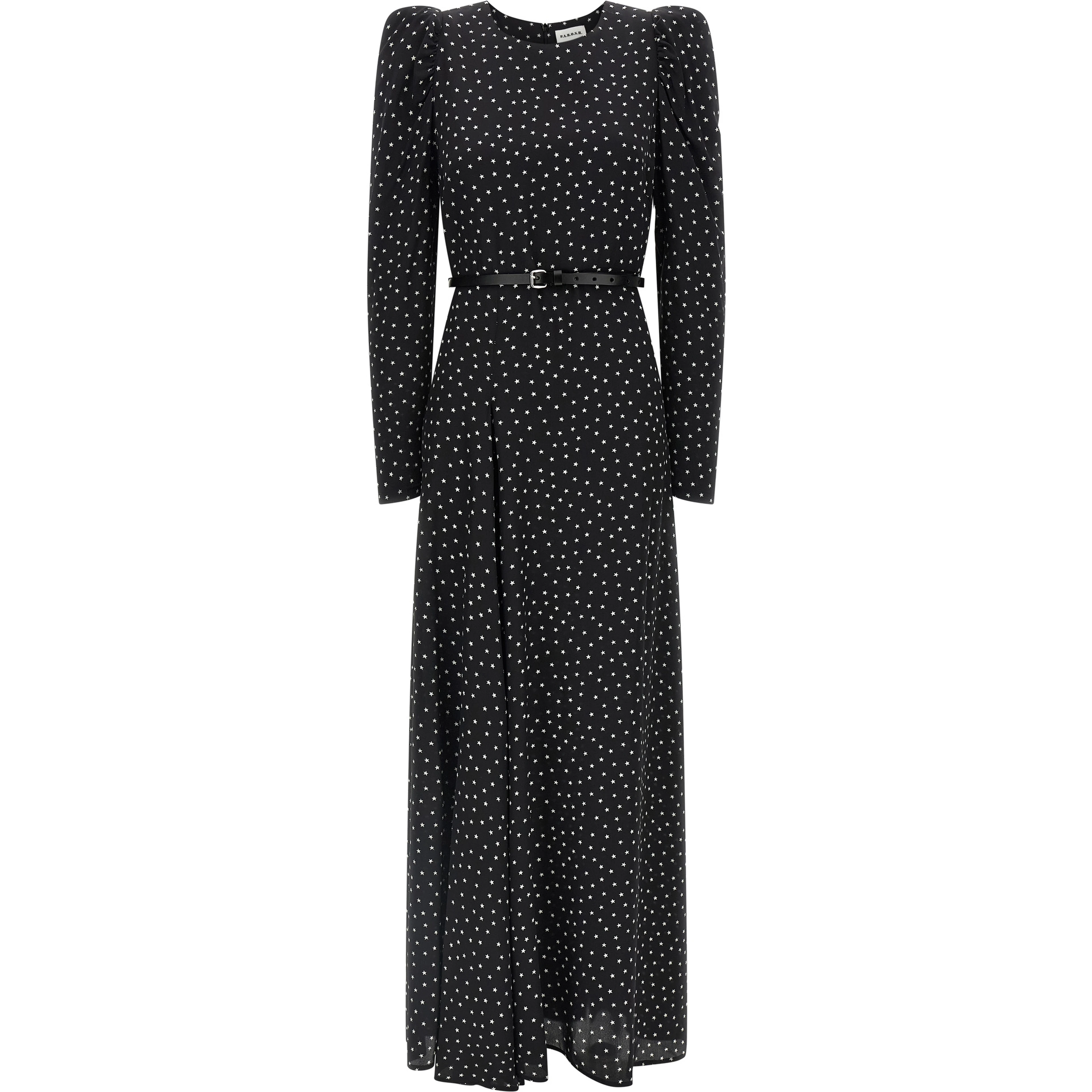 Black Silk Long Dress