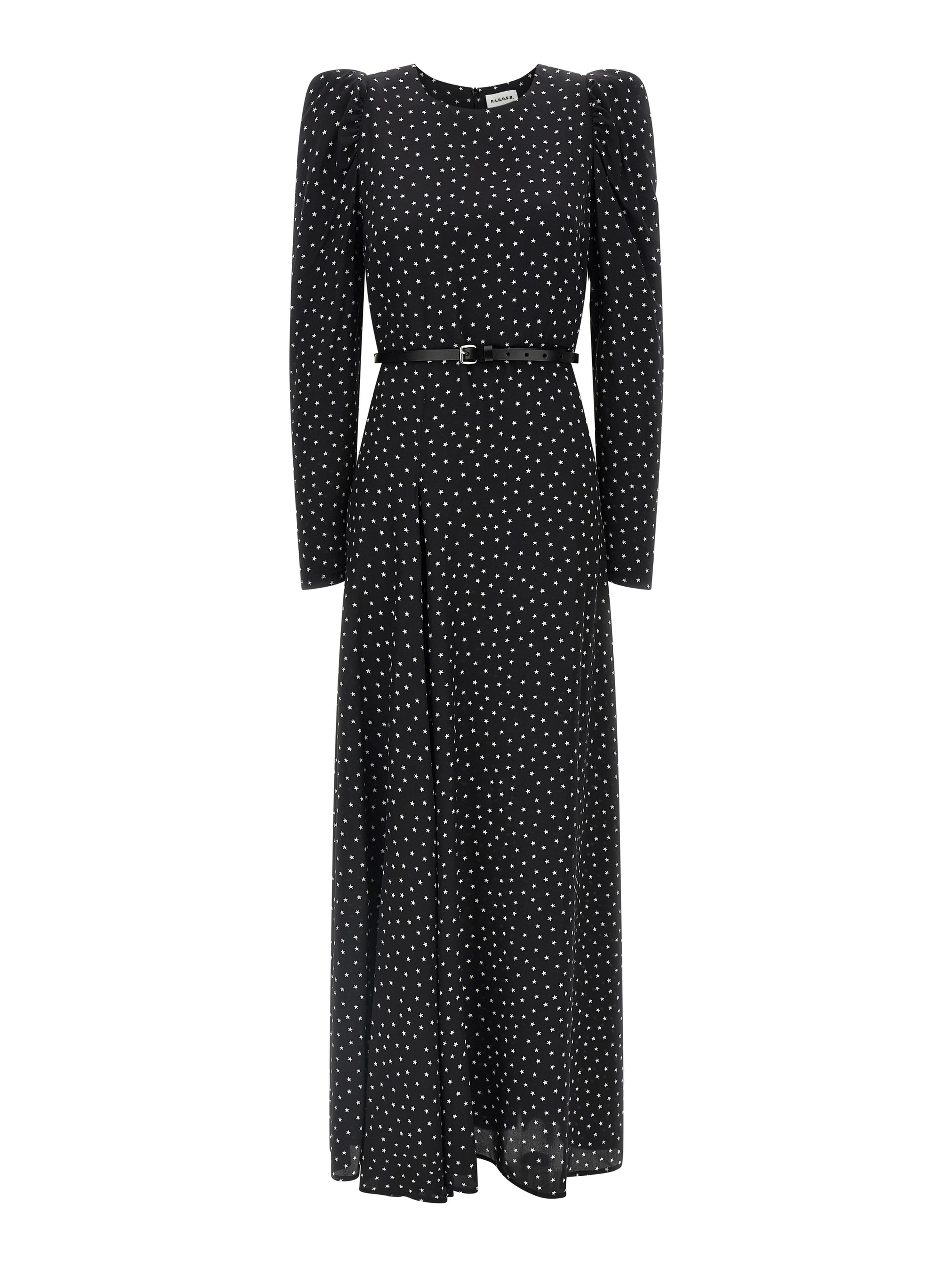 Black Silk Long Dress