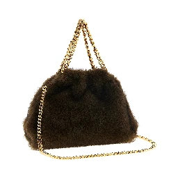 Brown Polyester Handbag