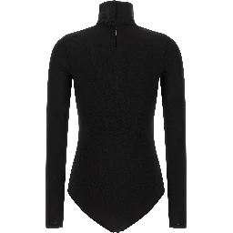Black Viscose Bodysuit