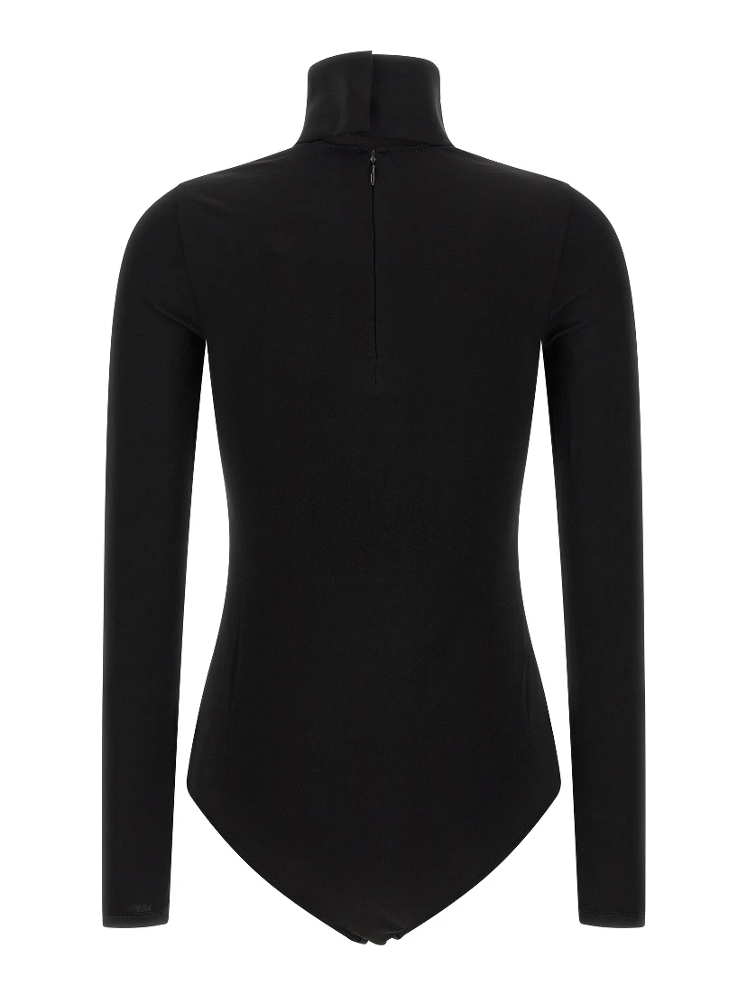 Black Viscose Bodysuit