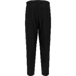 Black Virgin Wool Dress Pants