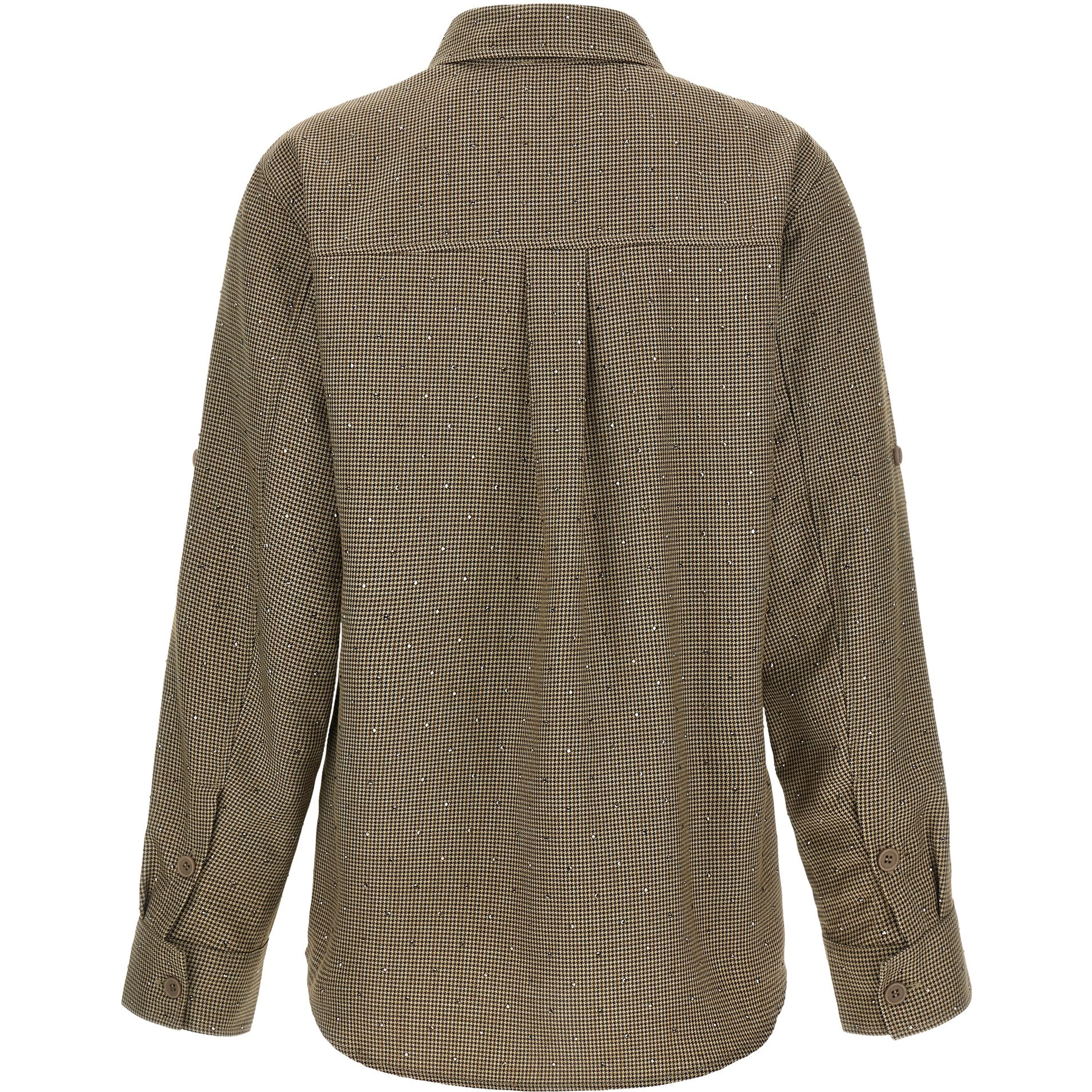 Brown Polyester Blouse