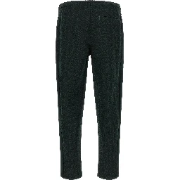 Bicolor Polyester Casual Pants