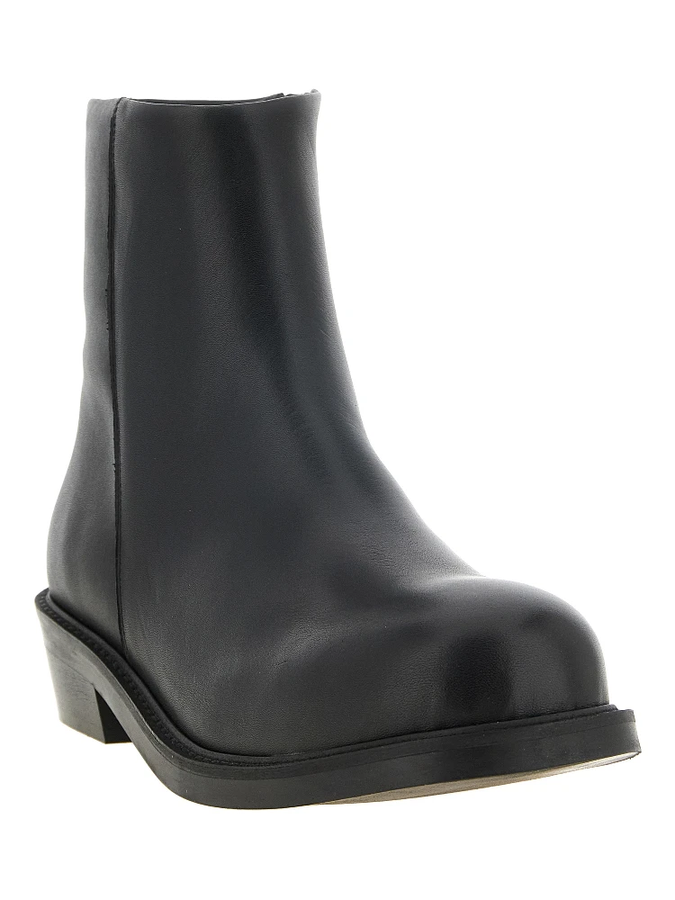 Black Calfskin Ankle Boots alternative