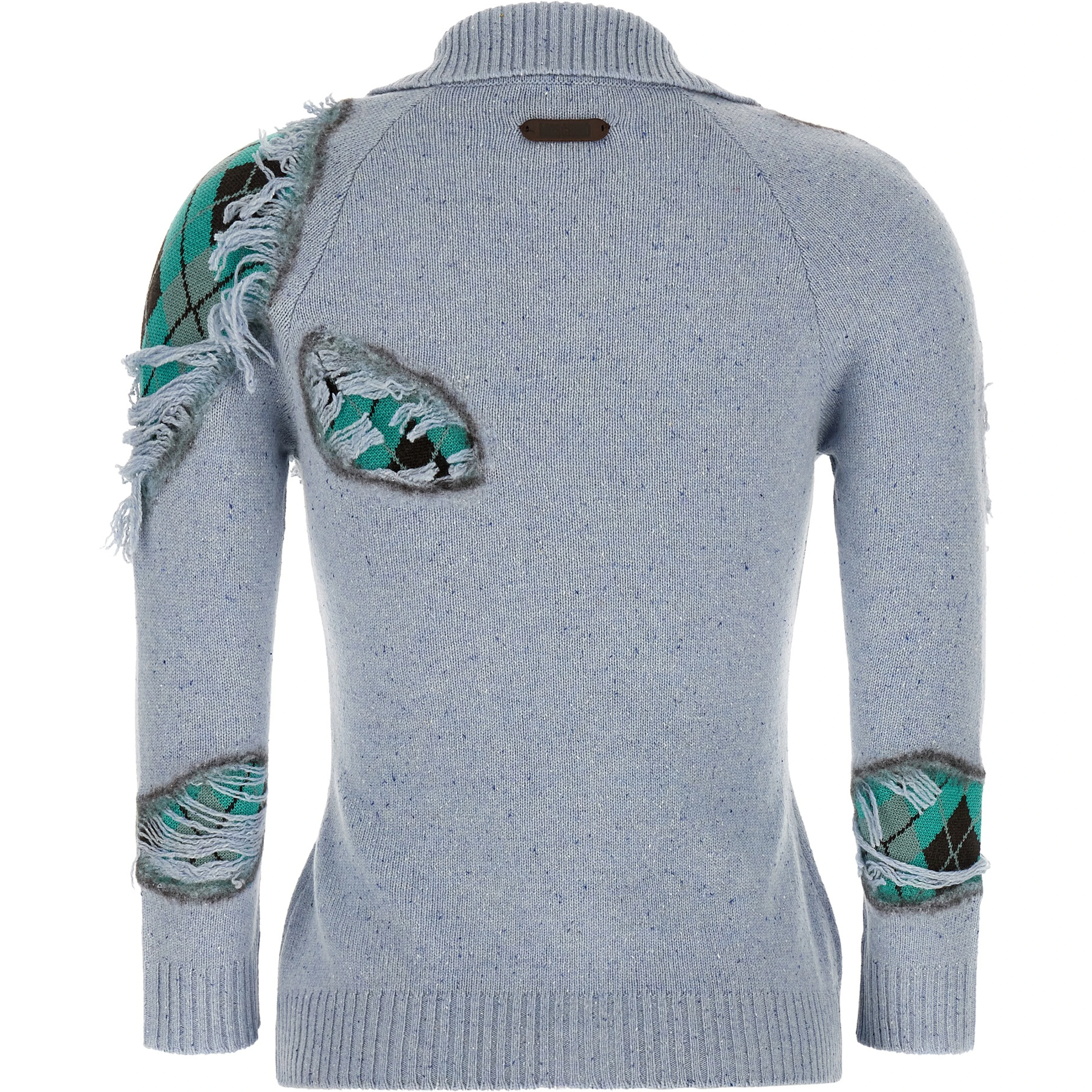 Blue Wool Cardigan