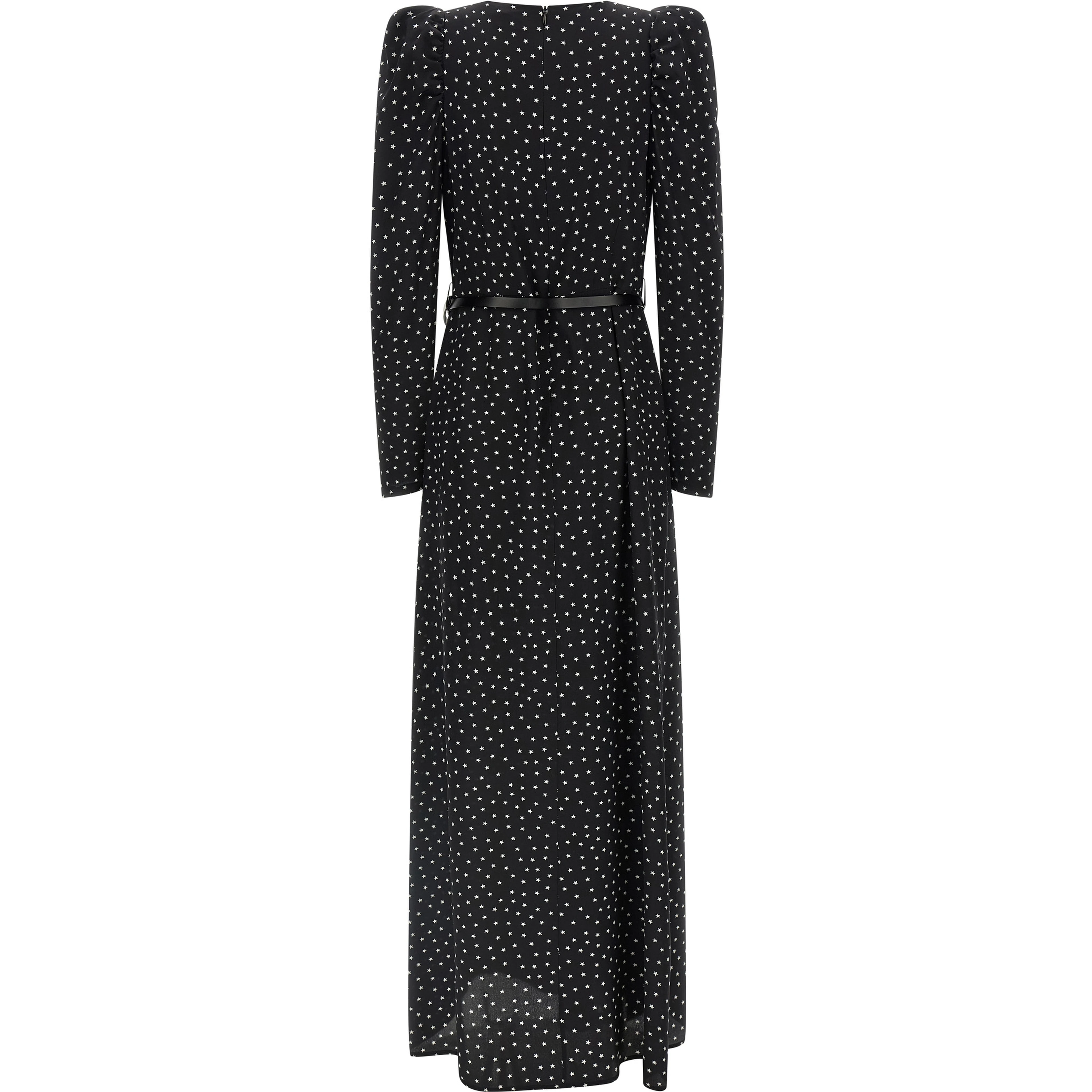 Black Silk Long Dress