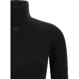 Black Viscose Bodysuit