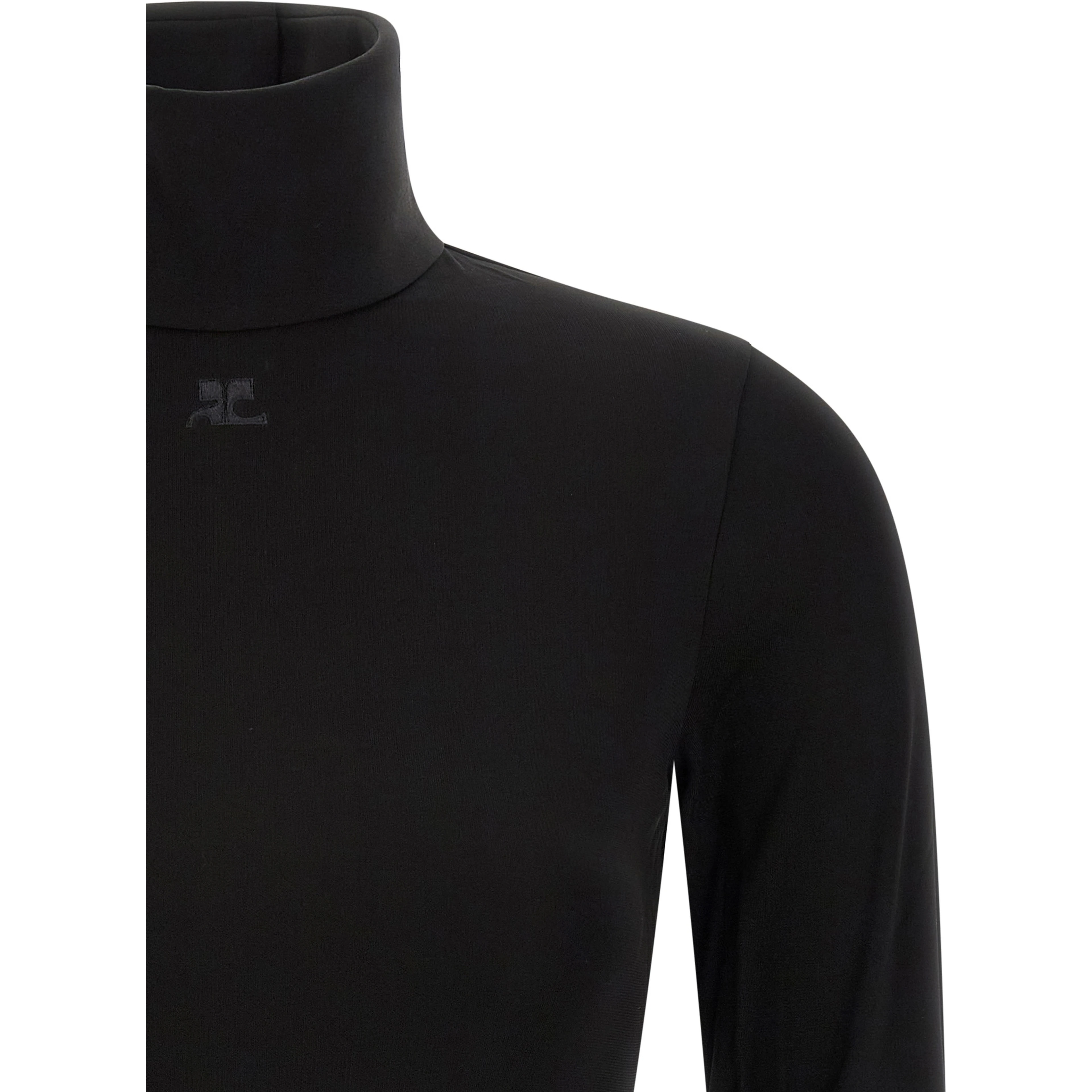 Black Viscose Bodysuit