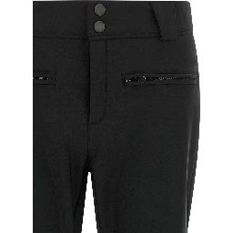 Black Nylon Athletic Pants