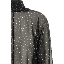 Black Polyester Blouse
