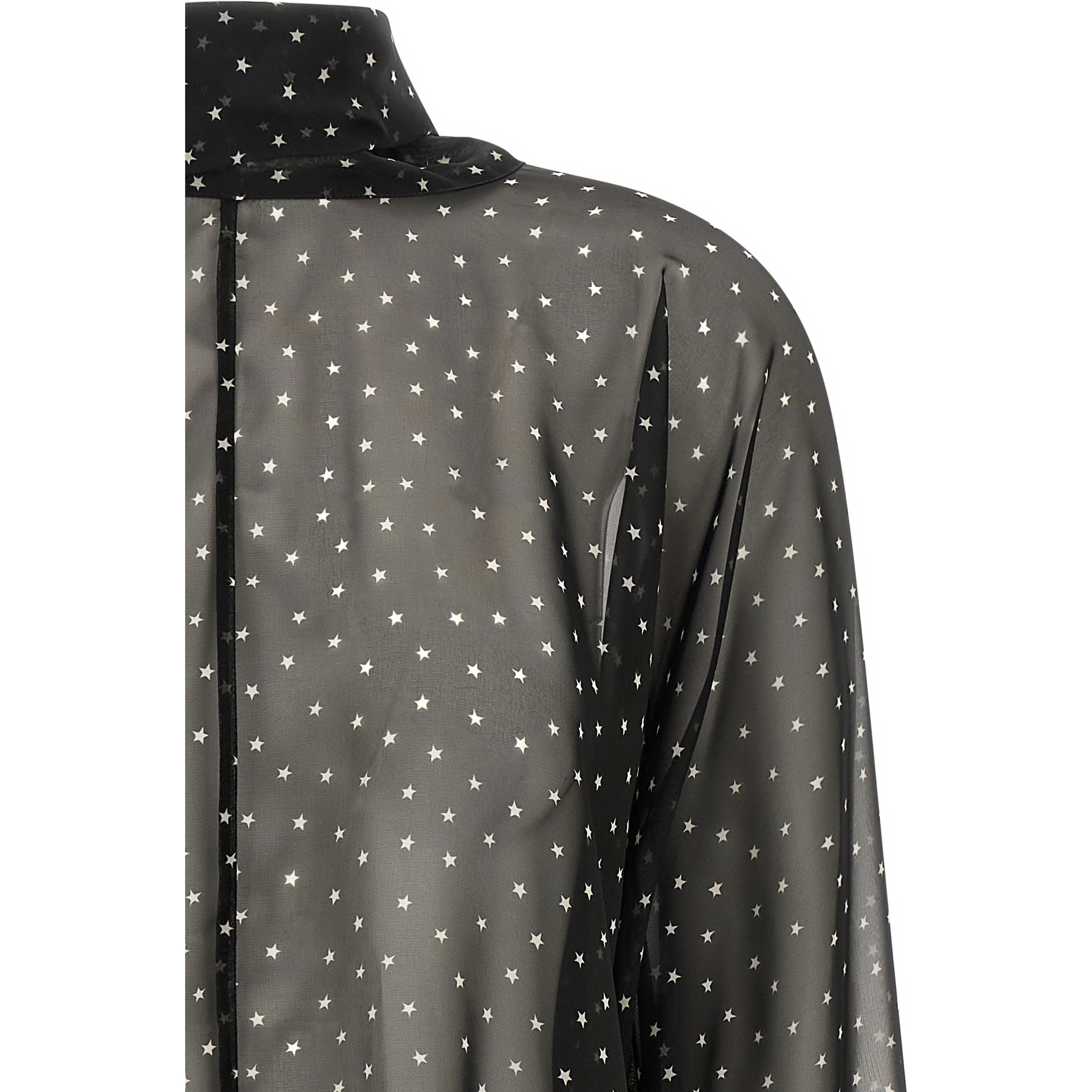 Black Polyester Blouse