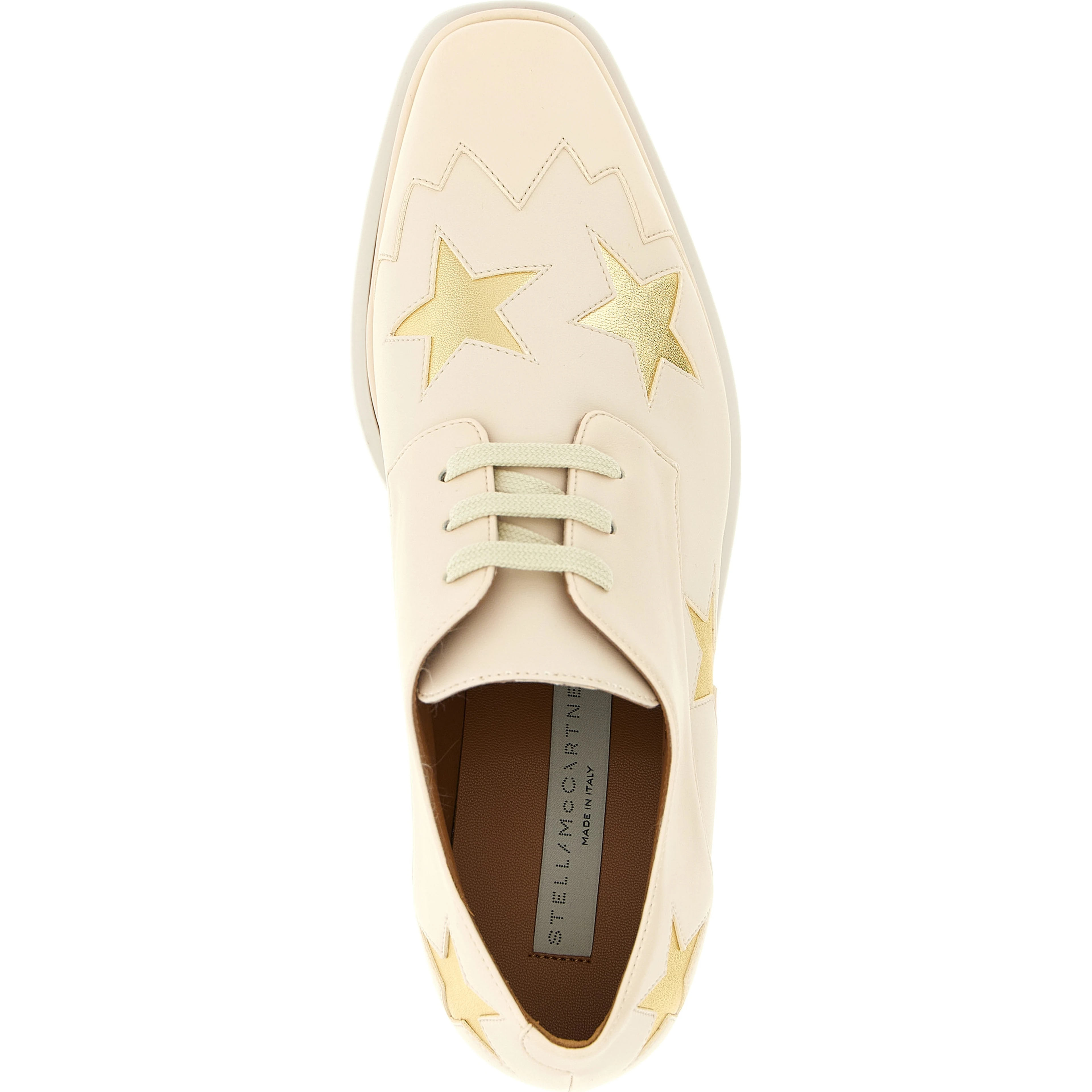 White Polyester Wedge Sandals