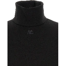 Black Viscose Bodysuit