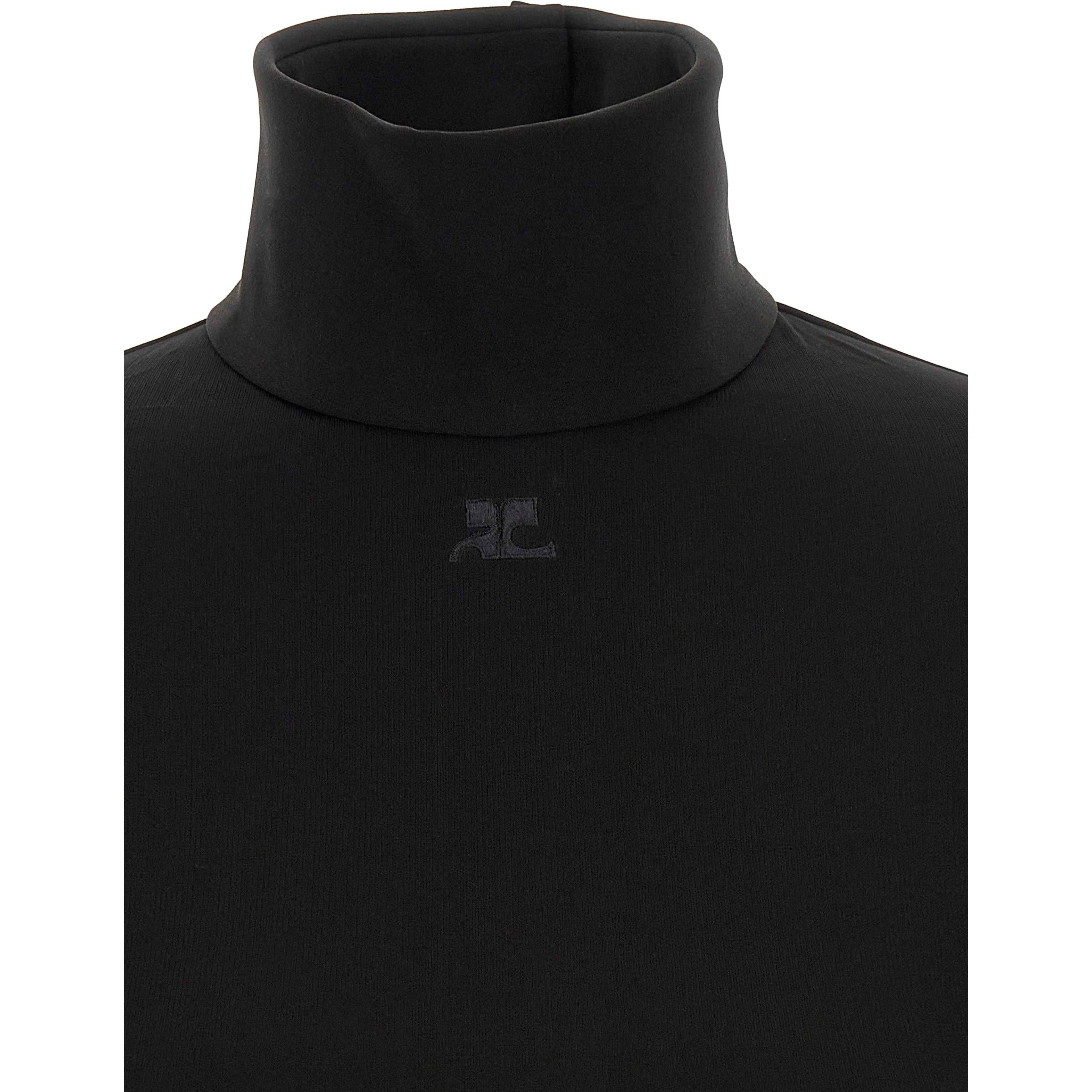Black Viscose Bodysuit
