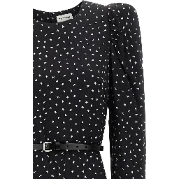 Black Silk Long Dress