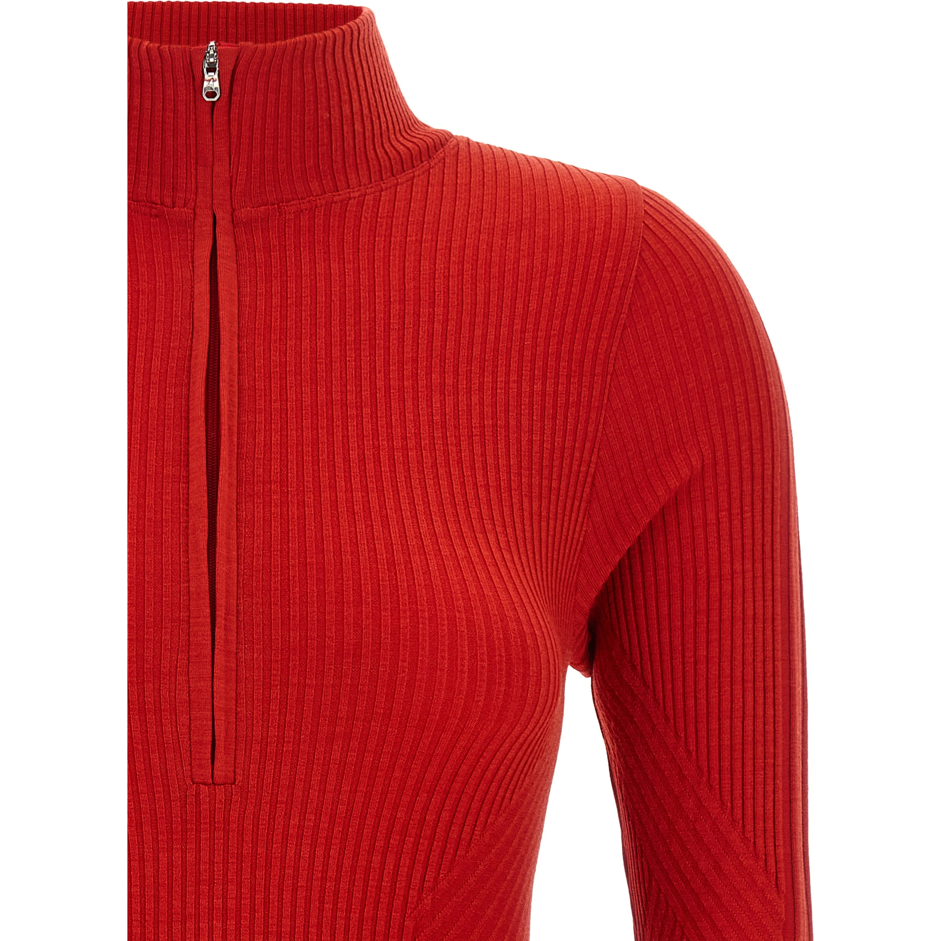 Red Wool Bodysuit
