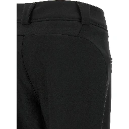Black Nylon Athletic Pants