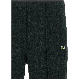 Bicolor Polyester Casual Pants
