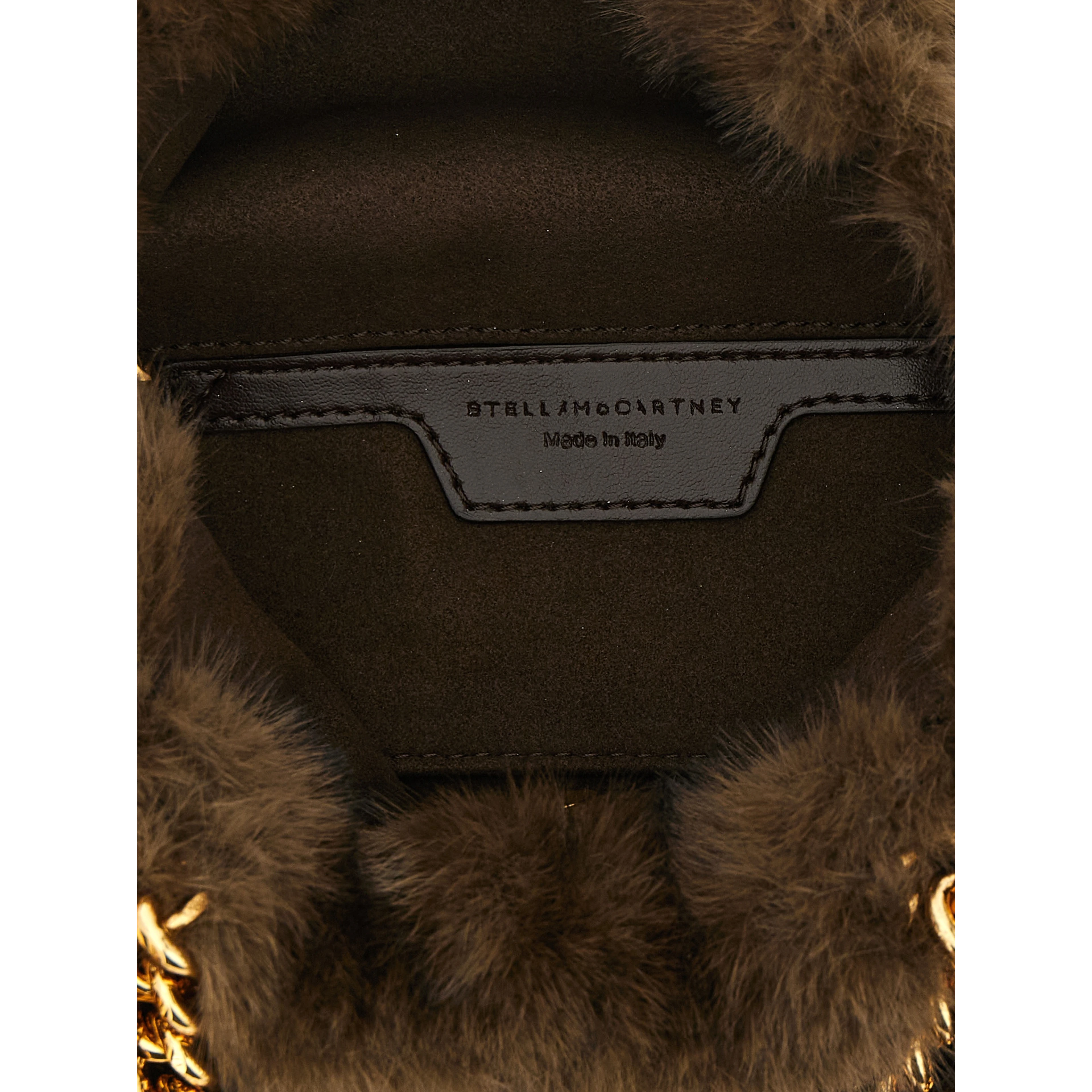 Brown Polyester Handbag