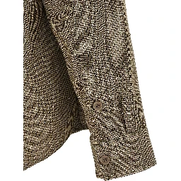 Brown Polyester Blouse
