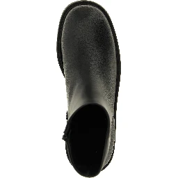 Black Calfskin Ankle Boots