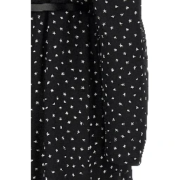 Black Silk Long Dress