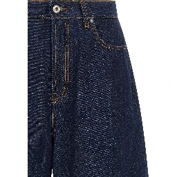 Blue Cotton Relaxed Fit Jeans