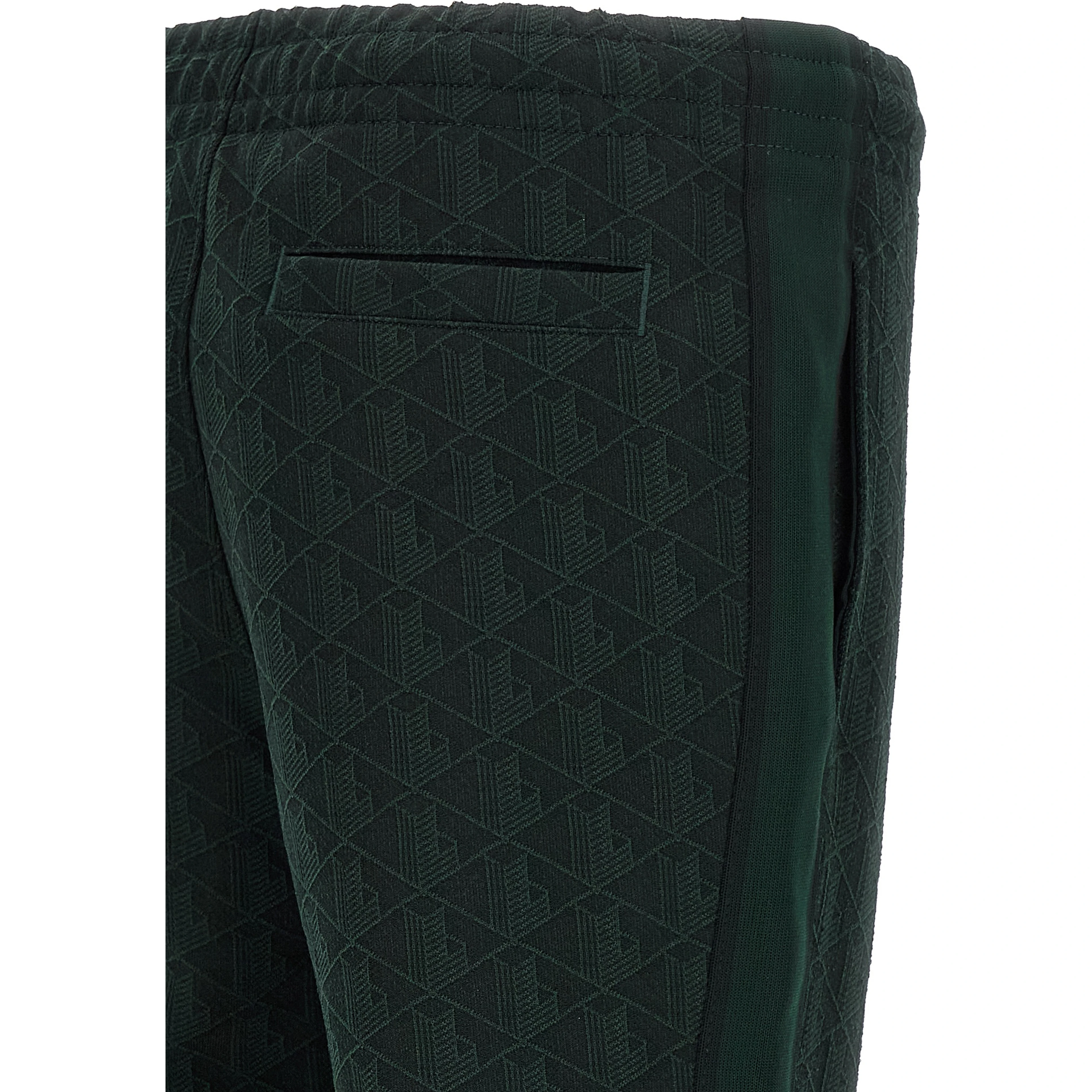 Bicolor Polyester Casual Pants