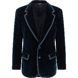 Blue Cotton Blazer