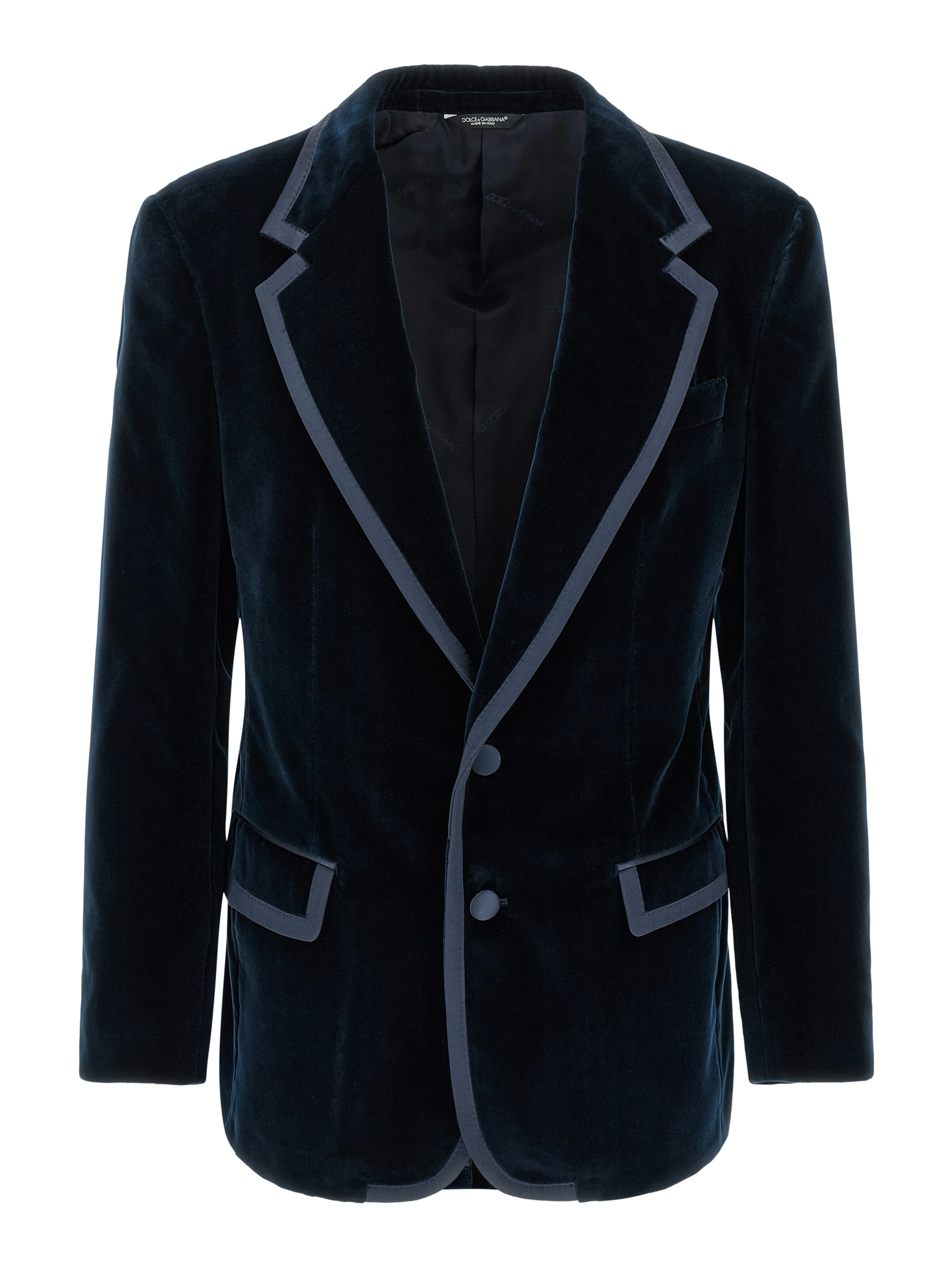 Blue Cotton Blazer
