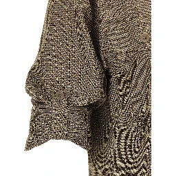 Brown Polyester Blouse