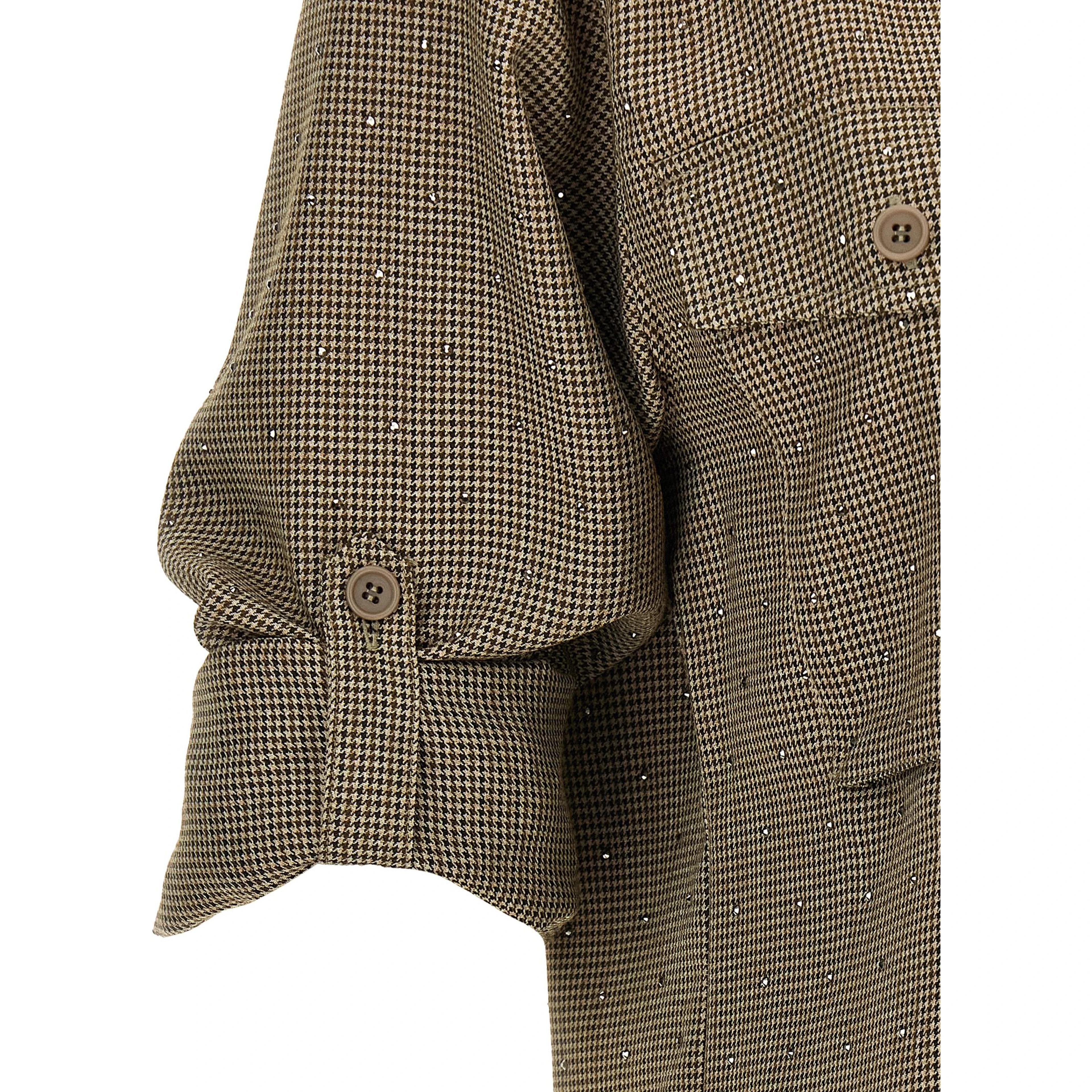 Brown Polyester Blouse