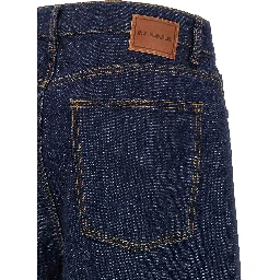 Blue Cotton Relaxed Fit Jeans