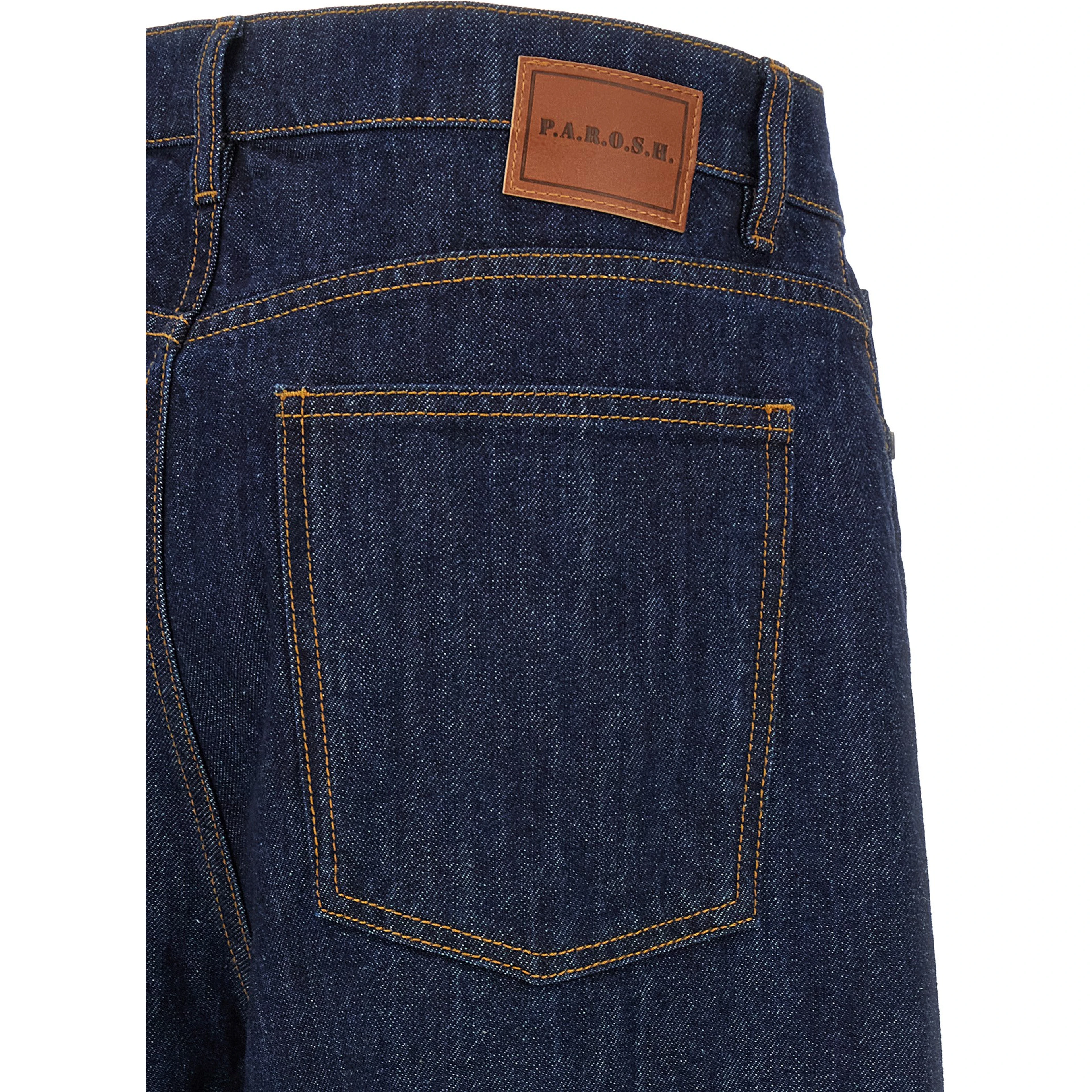 Blue Cotton Relaxed Fit Jeans
