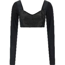 Black Polyester Tank Tops