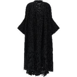 Black Virgin Wool Cardigan