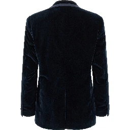 Blue Cotton Blazer