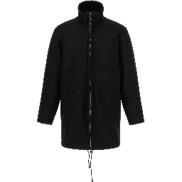 Black Lamb Leather Coat