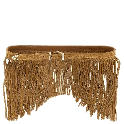 Beige Calfskin Regular Belt