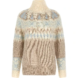 Beige Wool Cardigan