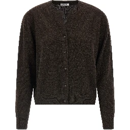 Brown Cashmere Cardigan