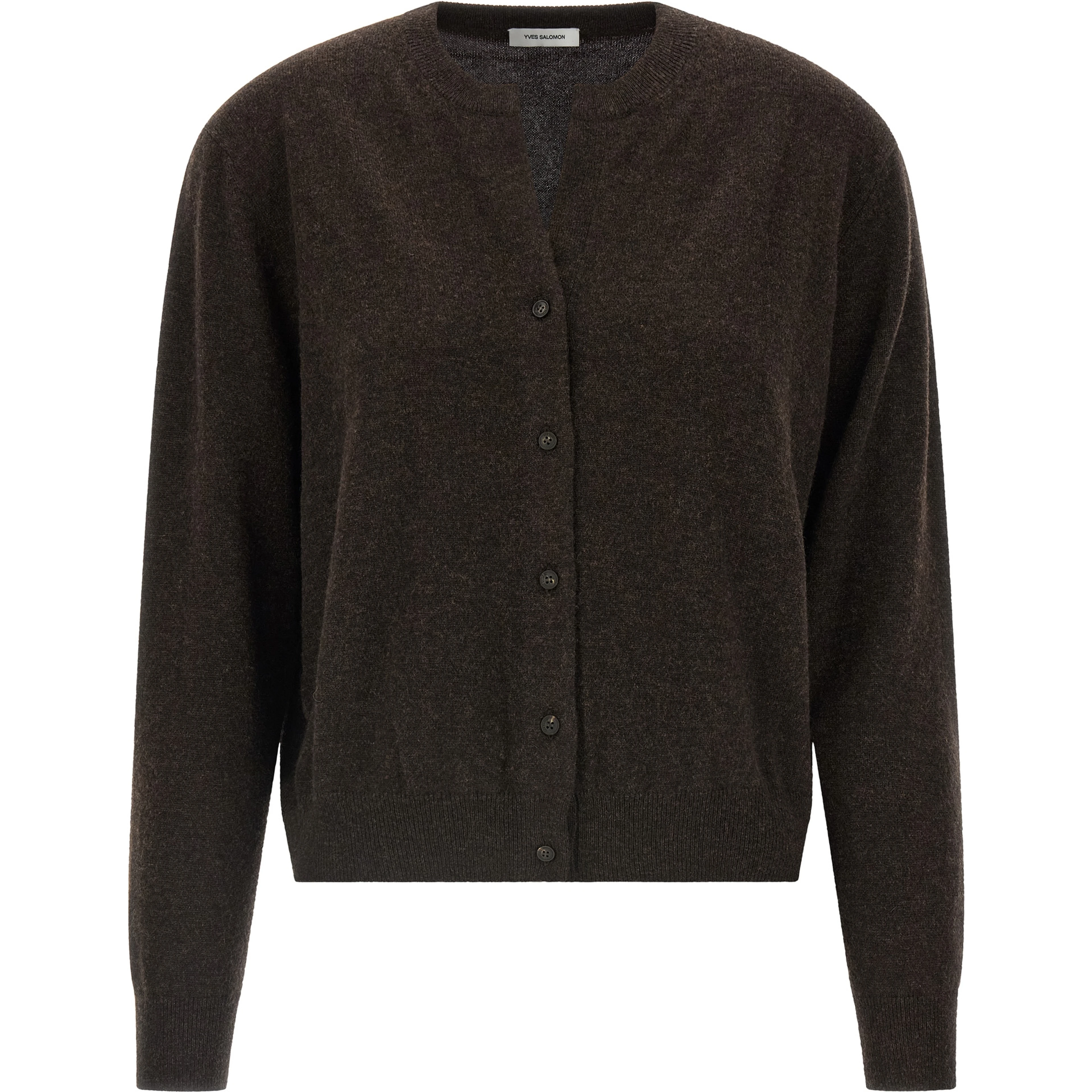 Brown Cashmere Cardigan